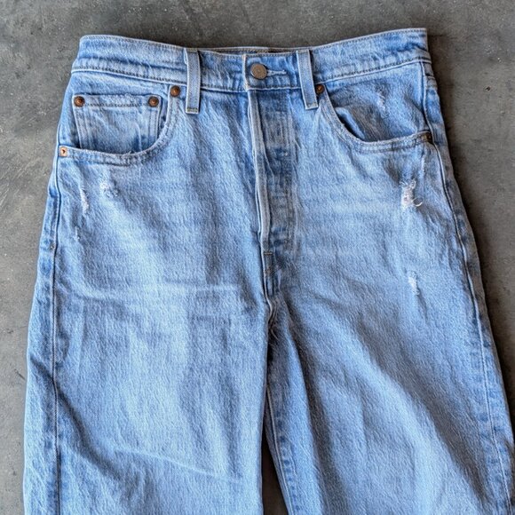 Levi's Ribcage Straight Ankle Jeans size 27 - Picture 3 of 11